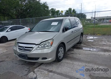 2005 Honda Odyssey Ex z USA, uszkodzony, nr VIN 5FNRL38485B110522